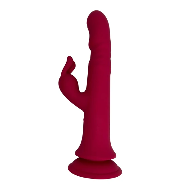 Vibrador com Ventosa e Estimulador Clitoriano Rabbit Super Macio Toque Aveludado