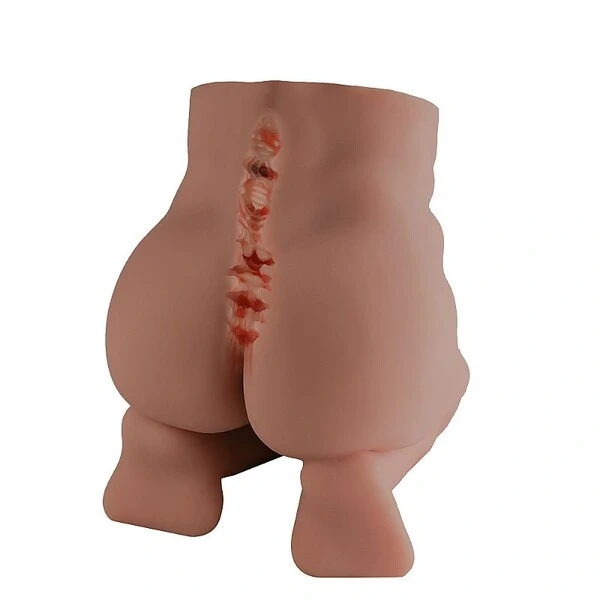 Boneco Meio Corpo Masculino de Joelhos com Pênis 20 cm