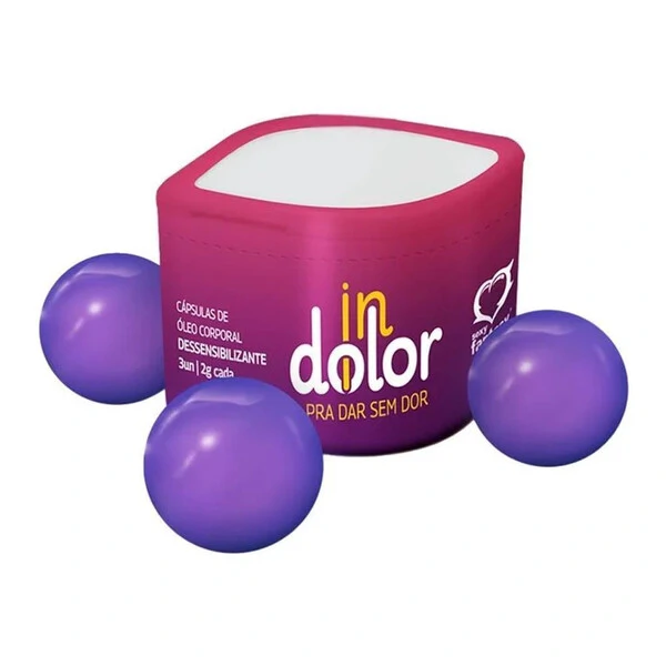 Indolor Dessensibilizante Bolinha 3 Unidades Sexy Fantasy