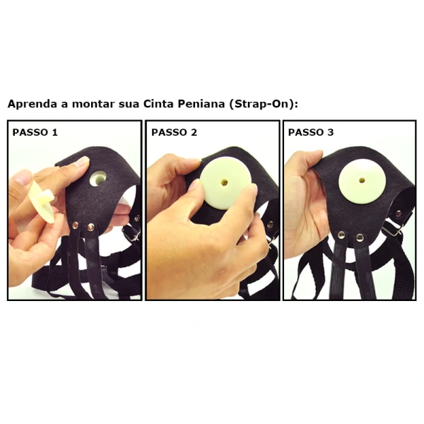 Cinta Peniana Avantajada e Plug com Vértebras 18,5 cm x 4 cm