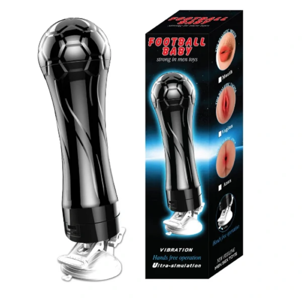 Masturbador Discreto Formato de Taça Vagina com Vibração e Ventosa