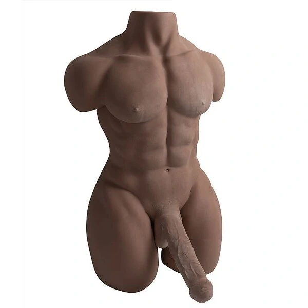 Masturbador Homem Meio Corpo em Cyberskin- Pênis com Vértebra 22,5 kg