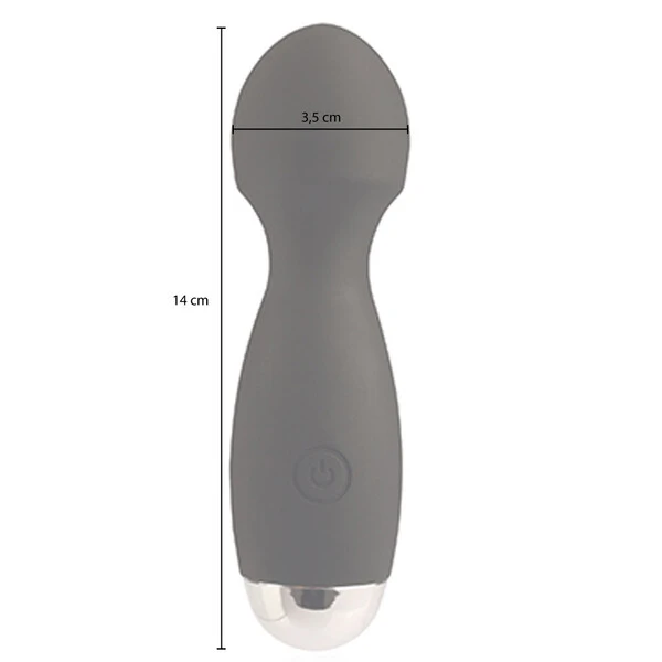 Vibrador Big Wand V7 em Silicone Aveludado Recarregável
