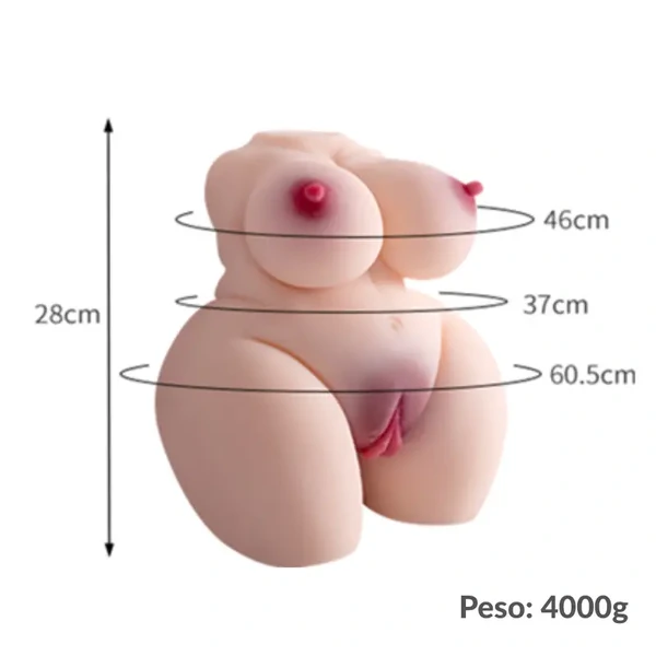 Masturbador Sexual Boneca Meio Corpo Realístico Mulher Real