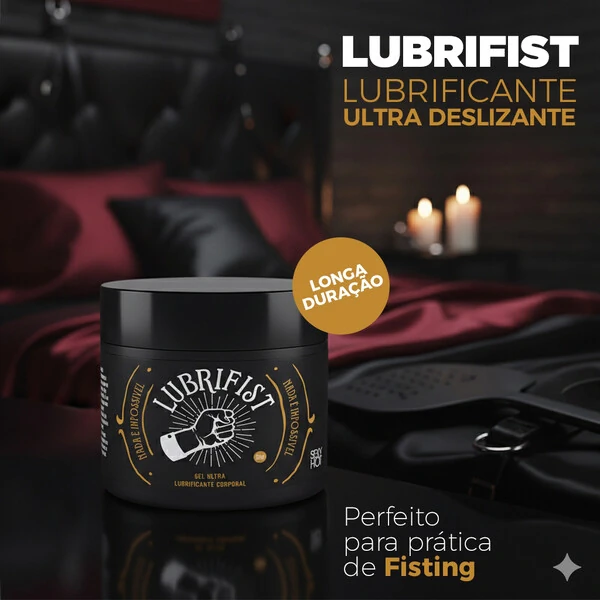 Gel Lubrificante Lubrifist Íntimo Extra Deslizante para Fisting 500g
