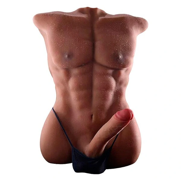 Masturbador Boneco Homem Meio Corpo em Cyberskin Grande 27kg