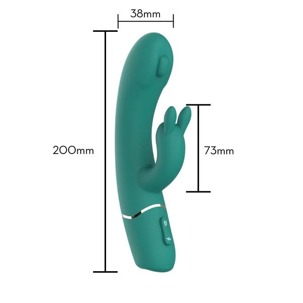 Vibrador Estimulador Duplo de Ponto G e Clitóris Rabbit Nv Toys Dido