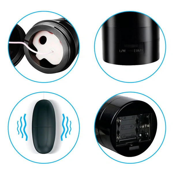 Masturbador Masculino Textura Anal - Formato Troféu de Futebol