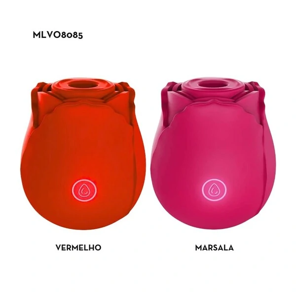 Vibrador Estimulador de Clitóris em Formato de Rosa - Flower