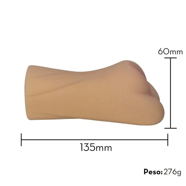 Masturbador Masculino com Suporte para Cápsula Vibratória