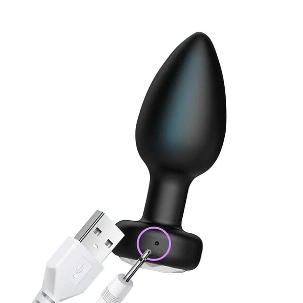 Plug Anal Com Vibro Controle Via Aplicativo Longa Distância