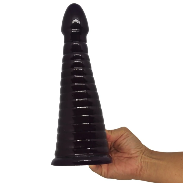 Plug Anal Escalonado Cone Esférico com Base 26 cm x 8 cm
