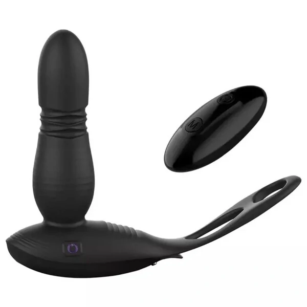 Massageador de Próstata com Vibro e Controle Remoto