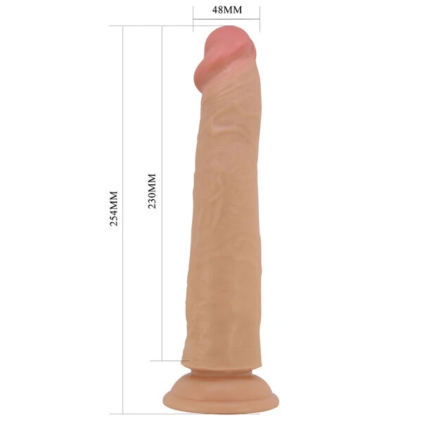 Pênis Ultra Realístico Sliding Skin com Ventosa - Sharife