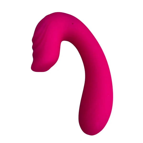 Vibrador de Casal com Estimulador Clitoriano Controle por Aplicativo