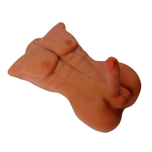 Masturbador Boneco Homem Meio Corpo em Cyberskin Grande 27kg