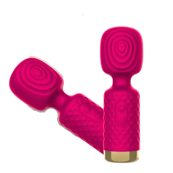 Mini Vibrador Massageador Multivelocidade com Toque Aveludado