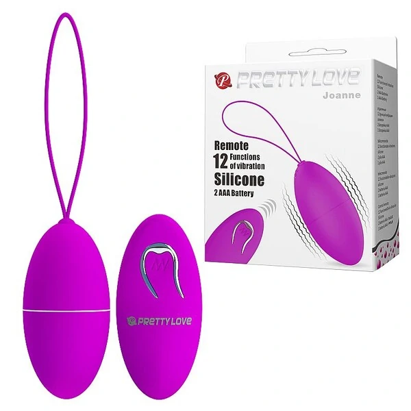 Vibrador Bullet com Controle Remoto e 12 Modos de Vibração Joanne Petty Love