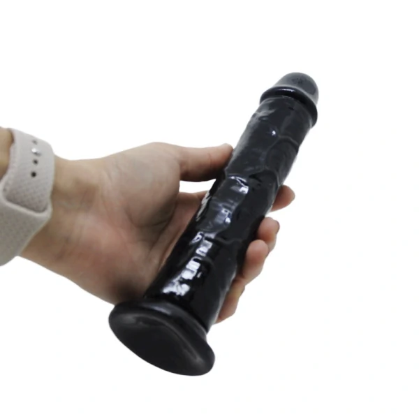 Prótese Peniana Dildo em Silicone com Ventosa