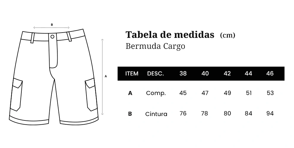 Tabela de Medidas
