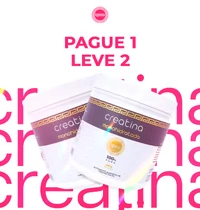 Creatina 300MG 100% Pura - Compre 1 e Leve 2 Grátis