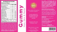 Gummy Hair, Skin & Nails - Frutas vermelhas