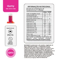 Gummy Hair, Skin & Nails - Frutas vermelhas