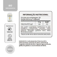 B12 Metilcobalamina - 30 Cápsulas