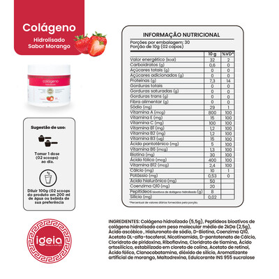 FotoKit 3 - Colágeno em pó - Morango