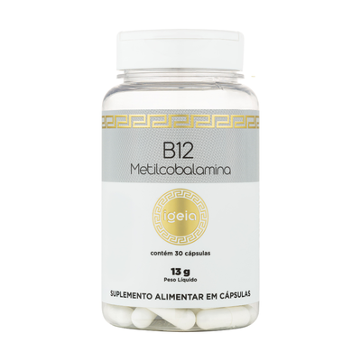 Foto B12 Metilcobalamina - 30 Cápsulas