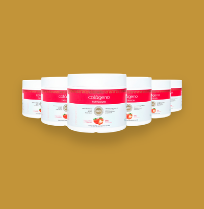Foto Kit 6 - Colágeno em pó 300g - Morango
