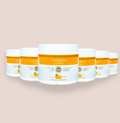 Foto Kit 6 - Colágeno em pó 300g - Laranja