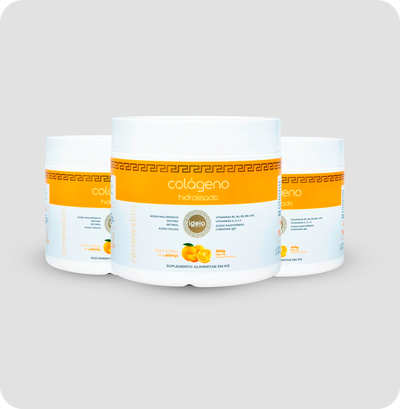 Foto Kit 3 - Colágeno em pó 300g - Laranja
