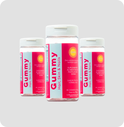 Foto Kit 3 – Gummy Hair, Skin & Nails 30 Unidades