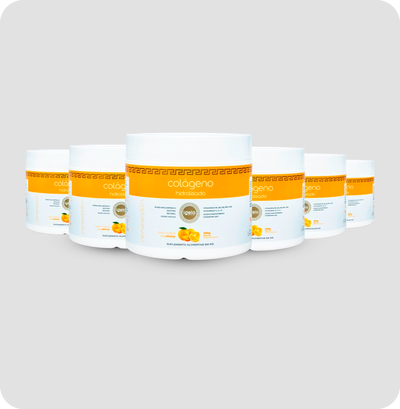 Foto Kit 6 - Colágeno em pó 300g - Laranja