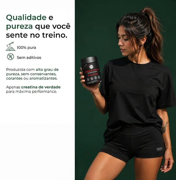 Creatina Monohidratada - 300g 100% pura