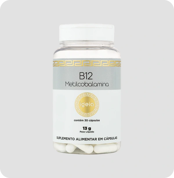 B12 Metilcobalamina - 30 Cápsulas