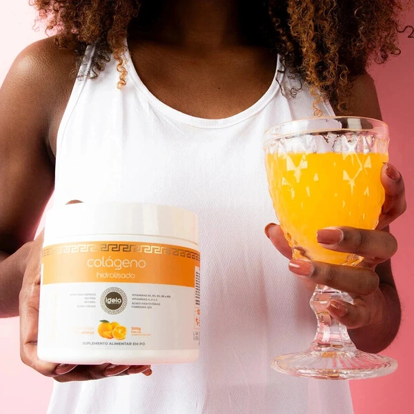 Colágeno em pó 300g - Laranja