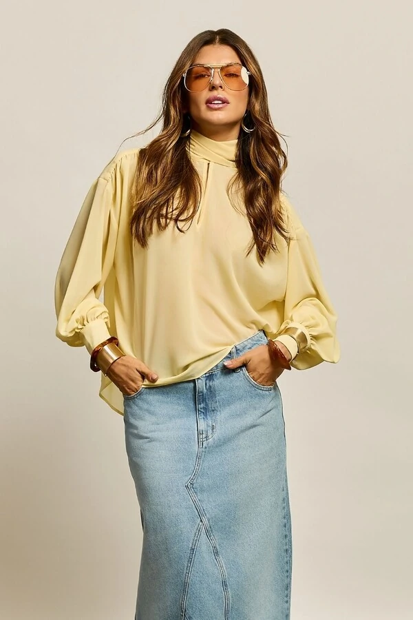 Saia Jeans Cristiane