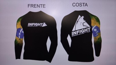 Foto Rash guard manga longa