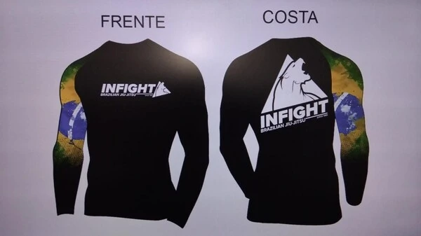 Rash guard manga longa