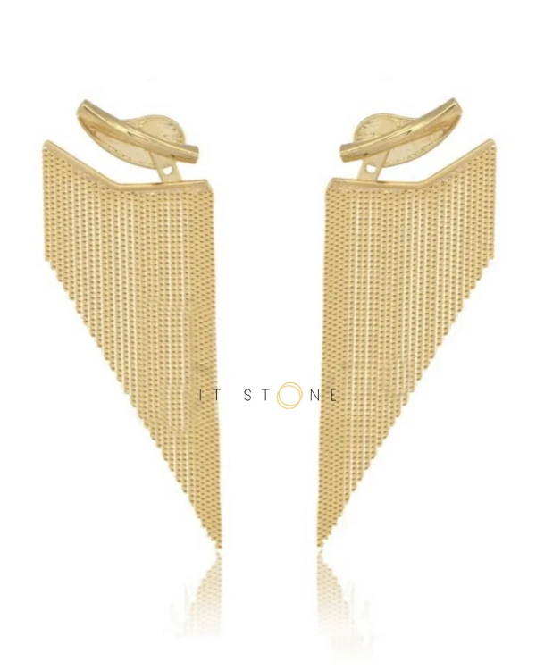 Look Isadora Ear Cuff New Fringe Gold