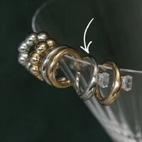 Piercing de Encaixe Glow Zircônia Premium - Prateado