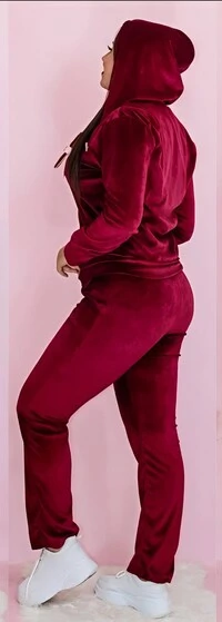 Conjunto Blusa e Calça Pantalona Tecido Veludo Com Detalhe Com Bolso Zíper funcional ENVIO IMEDIATO