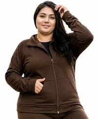 Conjunto Blusa e Calça Pantalona Tecido Veludo Com Detalhe Com Bolso Zíper funcional ENVIO IMEDIATO