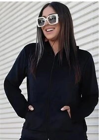 Jaqueta Bomber Tecido Plush Veludo Estilosa Manga Comprida Ziper Frontal Confortavel