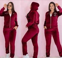 Conjunto Blusa e Calça Pantalona Tecido Veludo Com Detalhe Com Bolso Zíper funcional ENVIO IMEDIATO