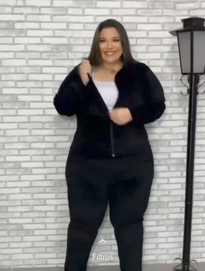 Foto Conjunto Femenino Plush Blusa E Calsa. Tecido Veludo plush HB-023 ENVIOM IMEDIATO