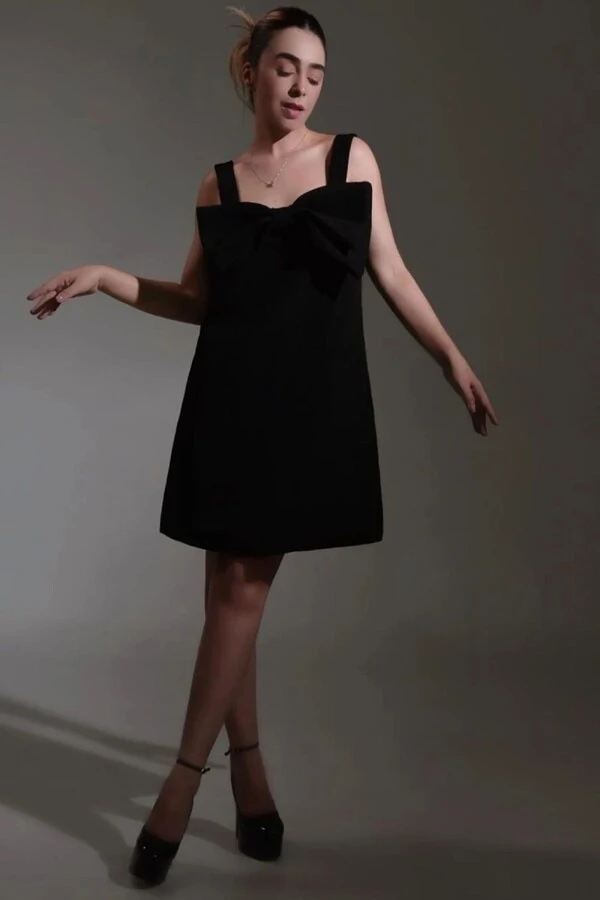 Vestido Laço Preto