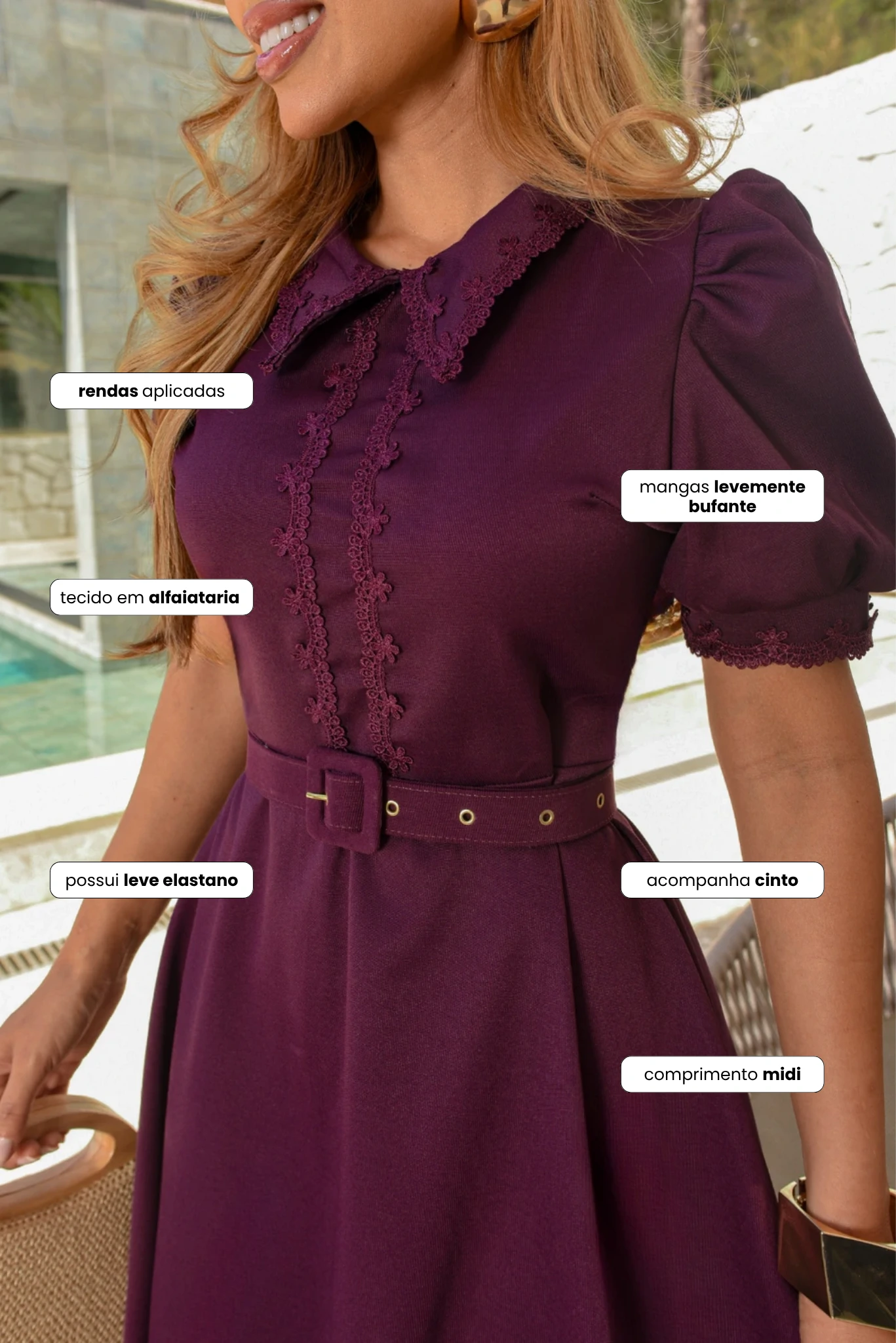 Foto Vestido Midi Tiffany
